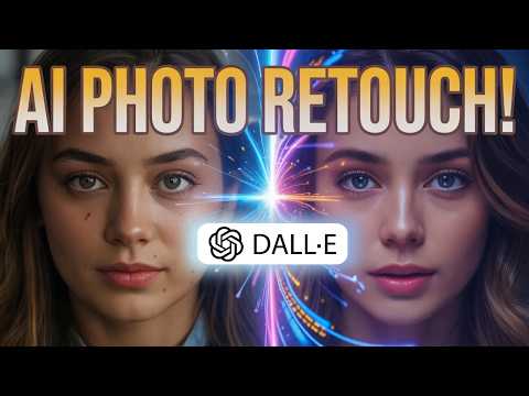 DALL·E tutorial: How to Retouch Photos Quickly Using DALL·E in ChatGPT (AI Photo Editing Tutorial)