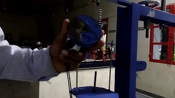 LONGITUDINAL VIBRATION OF HELICAL SPRING EXPERIMENTAL IN हिंदी