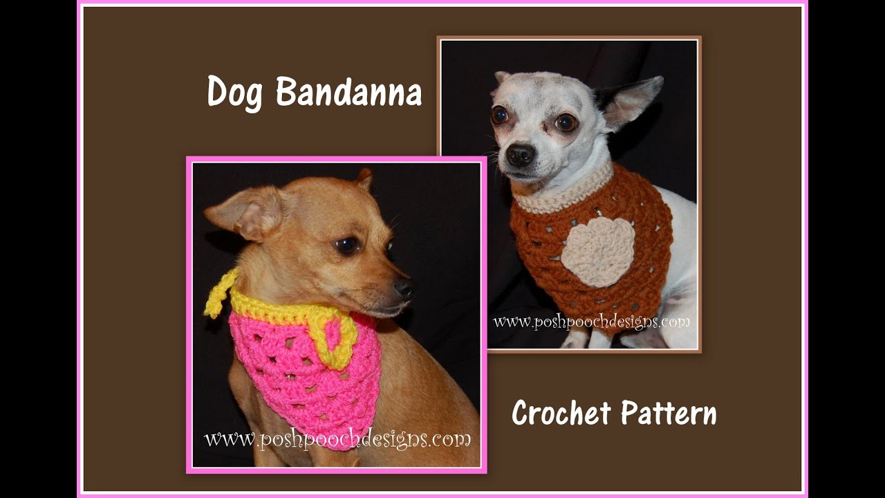 Crochet Dog Bandana Free Pattern Crochet Dog Bandana Free Pattern