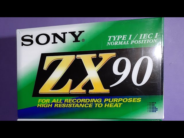 SONY ZX cassette from 1992-94 unwrapping - YouTube