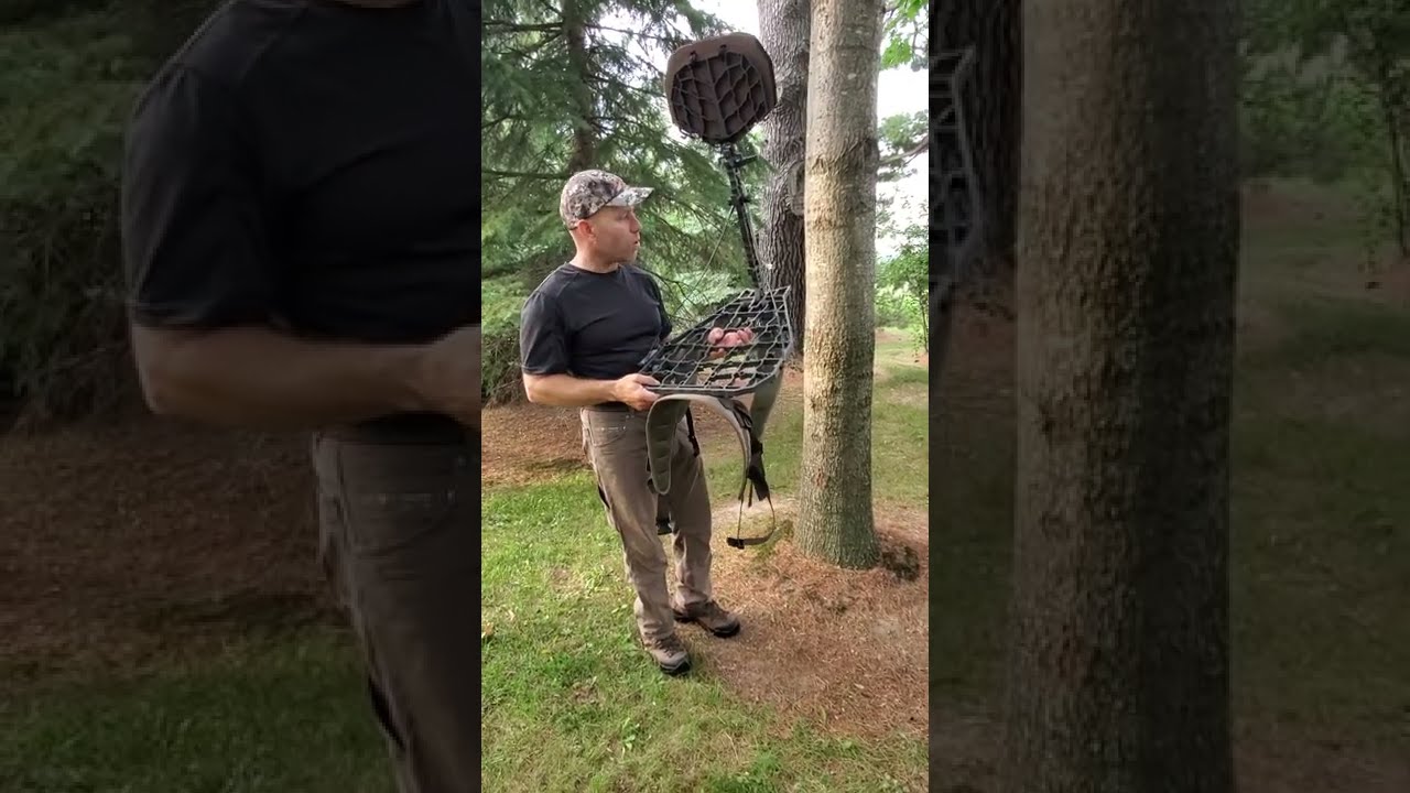 Lone Wolf Custom Gear (LWCG) .75 treestand and sidekick bow holder