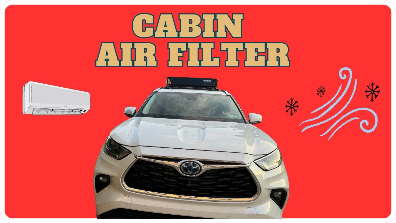 Toyota Highlander 2020-2024 Cabin Air Filter Replacement! - YouTube
