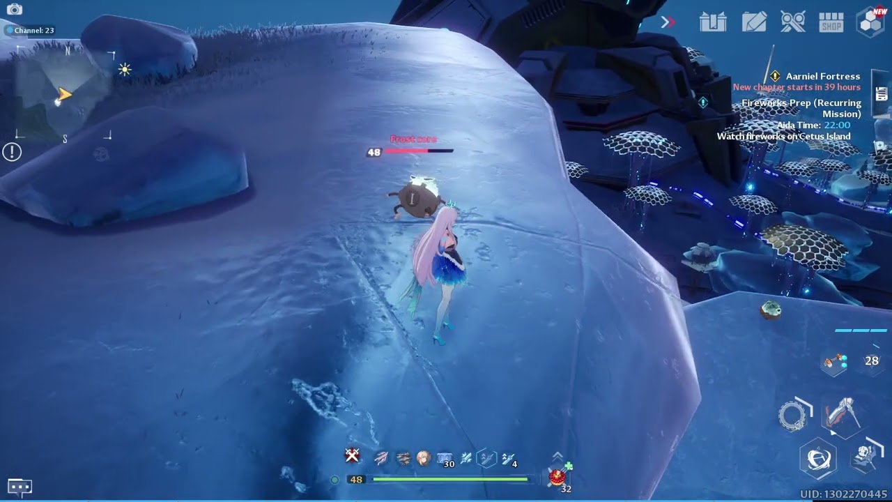 Black nucleus at Warren