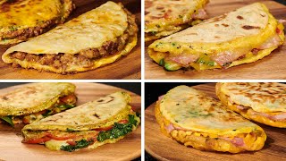 4 fast & easy tortilla recipes for breakfast or dinner