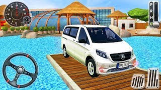 Mercedes Vito Minibus Driving - Camper Van Beach Resort Sim 3D - Android GamePlay screenshot 1