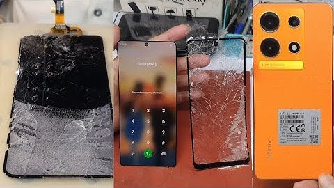 Infinix Note 30 x6833 Front Glass Replacement infinix x6833 Broken Touch Glass Repair  Disassembly