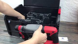 Mở hộp máy khoan búa Milwaukee M18 CHX-502C