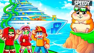 Me Convertí En Un Hamster Y Mejoré Un Mega Yate En Roblox Giga Ty