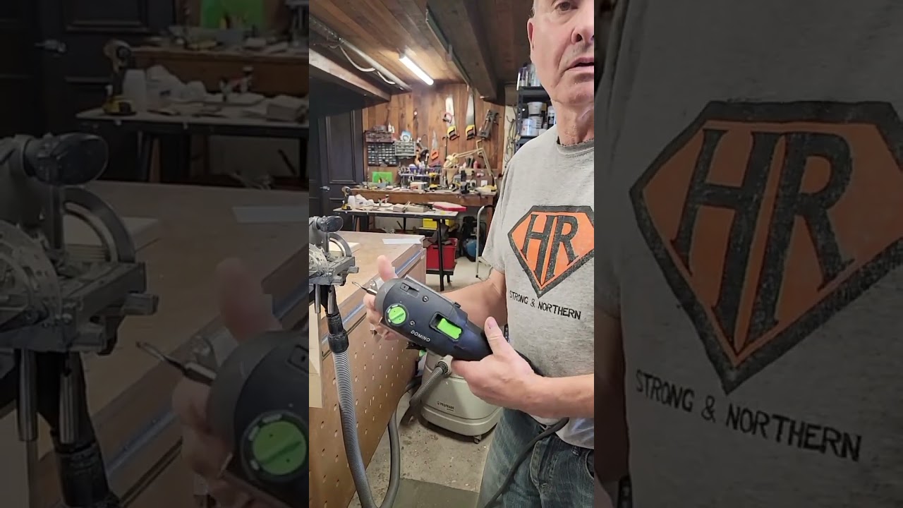 Hands-Free Domino Dock for the Festool FD500 Plunge without using your hands