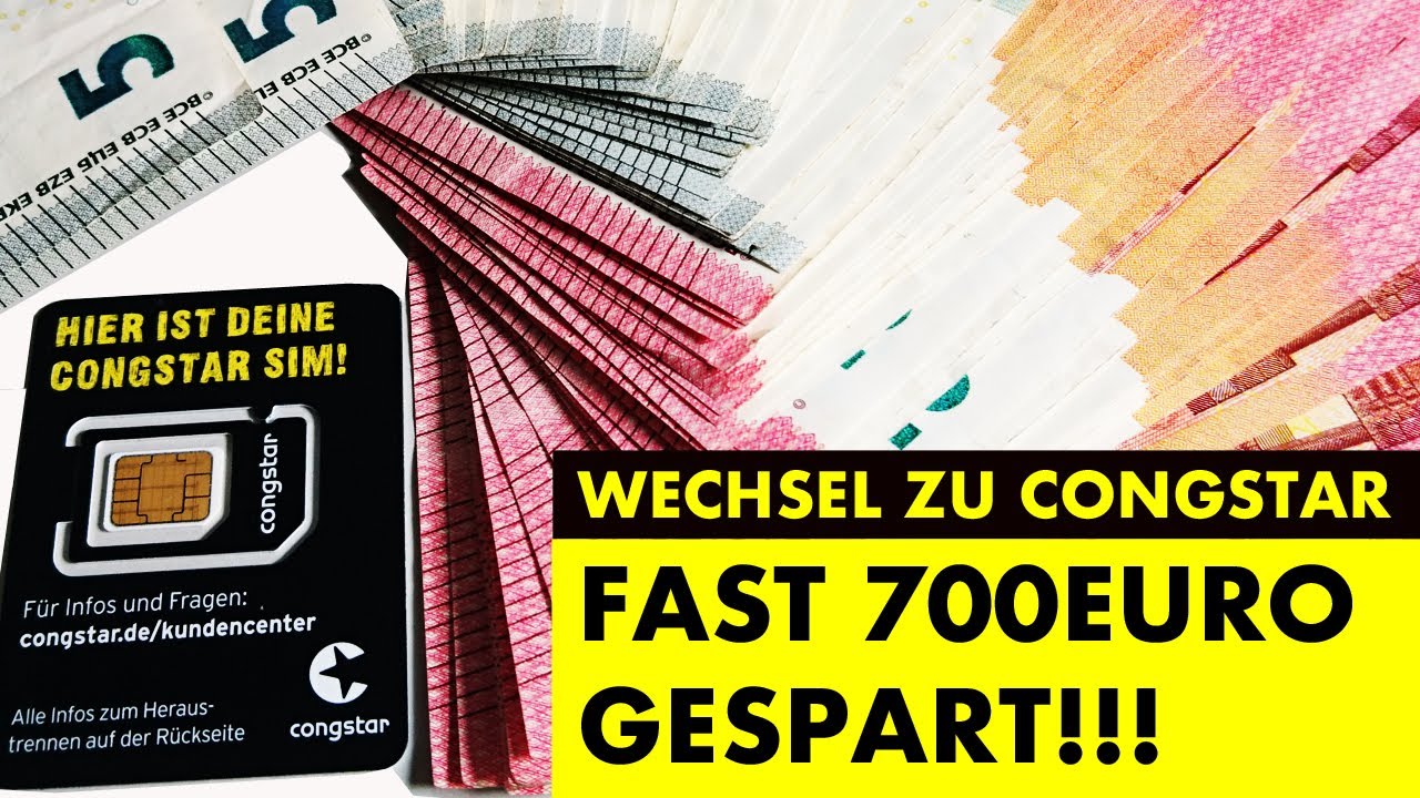 Update New Congstar - Rufnummernmitnahme - Mobilfunkvertrag gekündigt - Fast 700 GESPART!!!