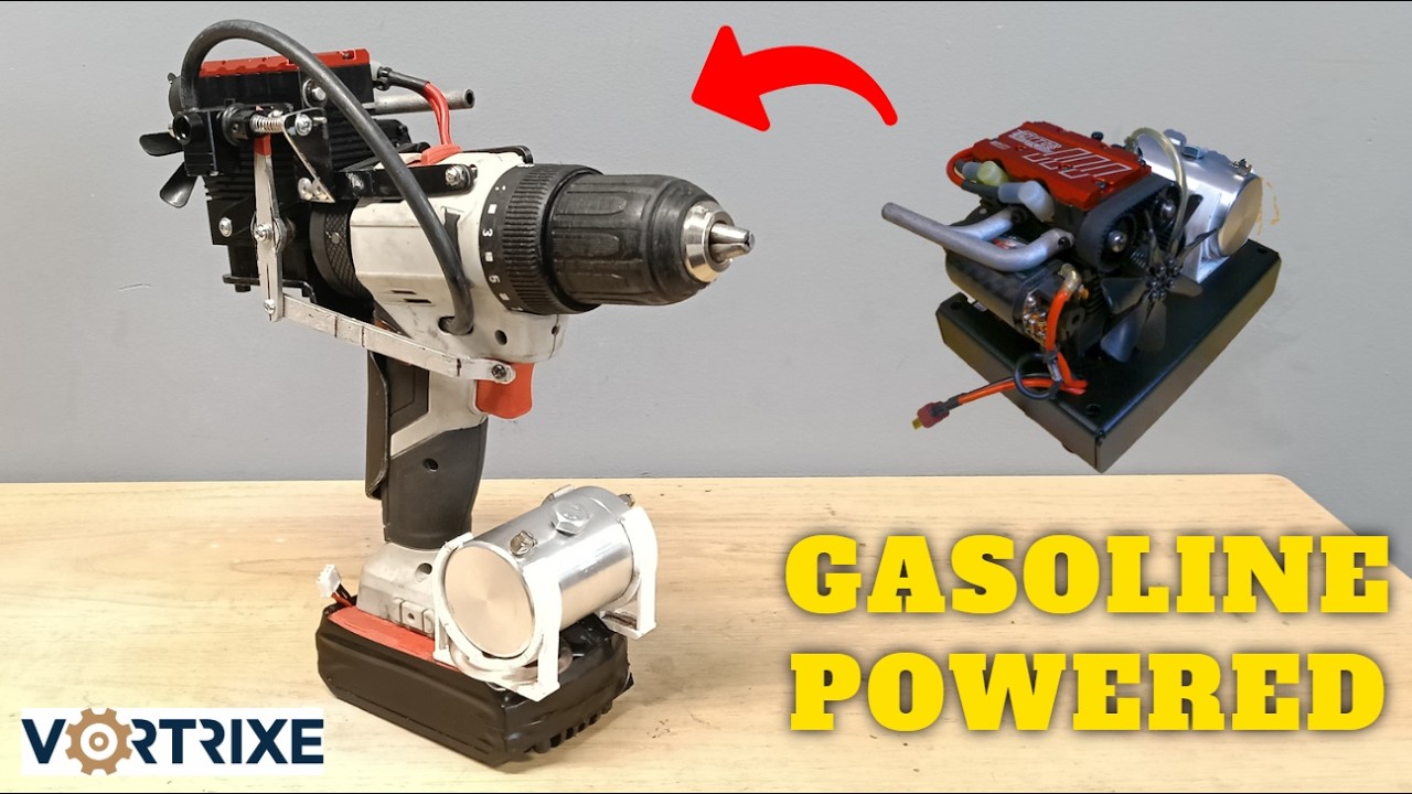 Making A Gasoline Powered Drill