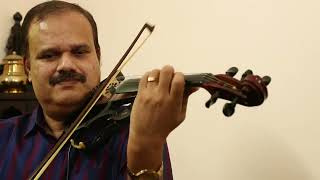 Video thumbnail of "Dr Jobi Vempala  Unarumi  gaanam on Violin"