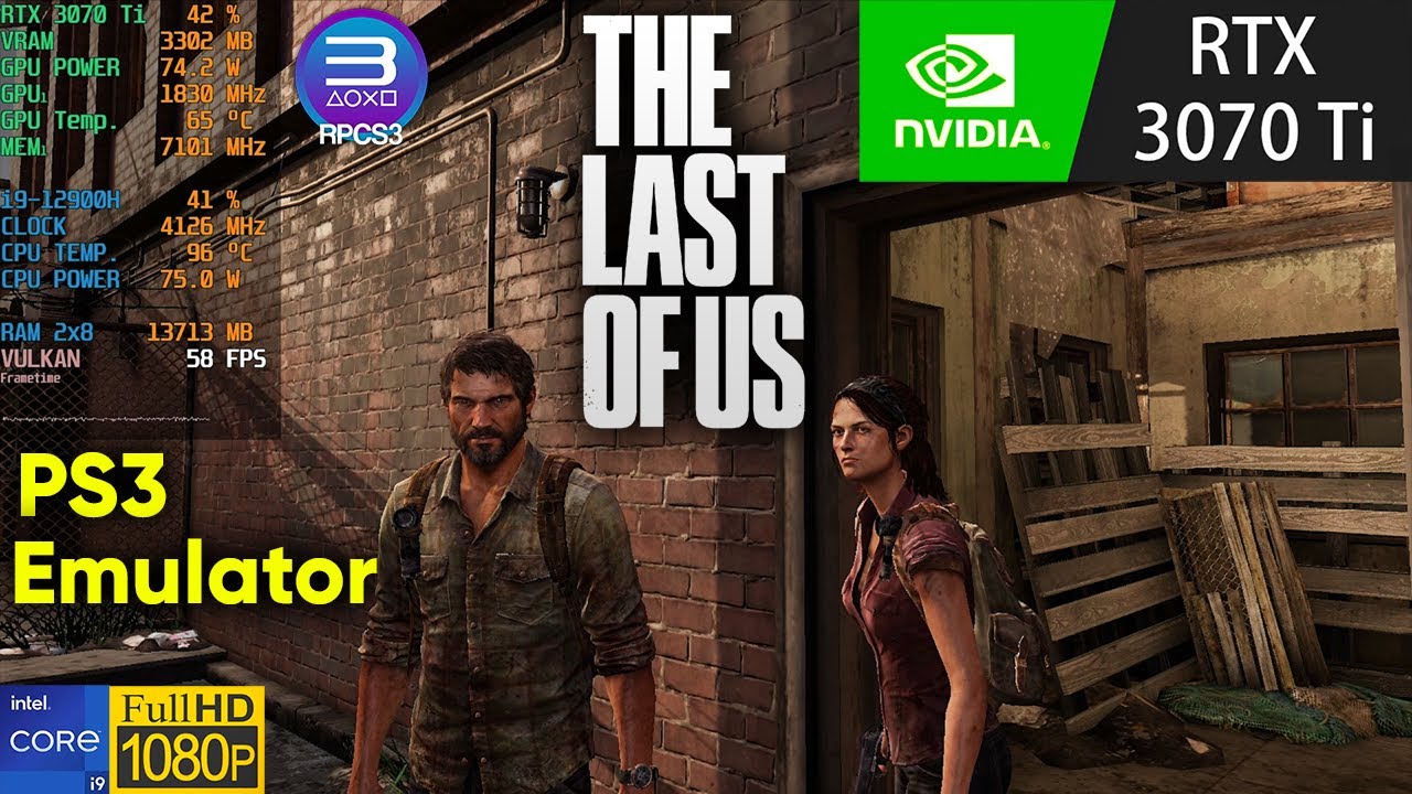 The Last Of Us on RPCS3 PS3 Emulator