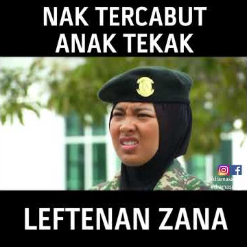 Nak tercabut anak tekak Leftenan Zana dibuatnya | Leftenan Zana (2019)