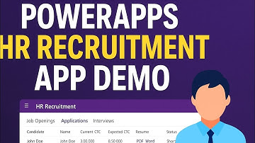 PowerApps HR Recruitment System | End to End ATS Workflow with Offer Letter Automation