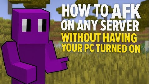 How to AFK on ANY Minecraft Server(Perfect for DonutSMP) Without having your PC On!