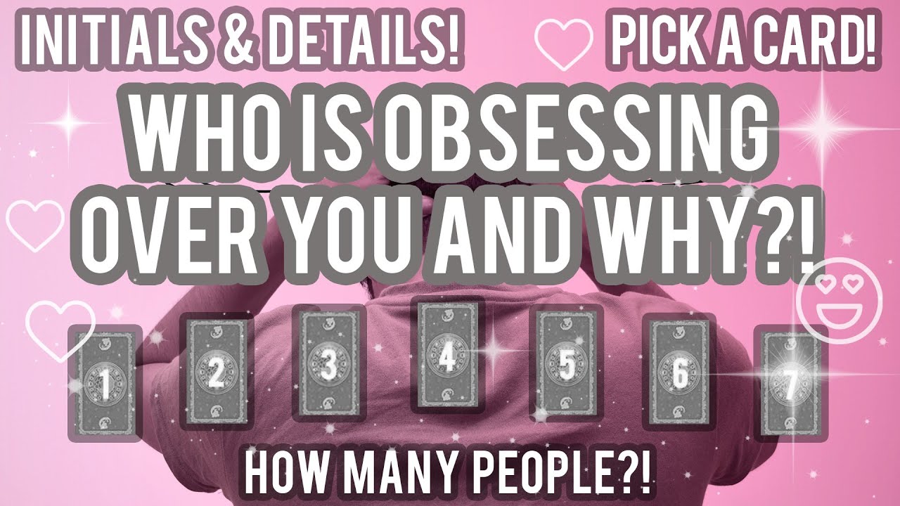 WHO CANT STOP THINKING ABOUT ME!? 😫WHY!? *PICK A CARD* How many people? Initials & details!✨