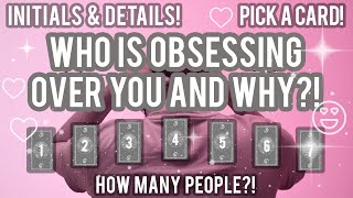 WHO CANT STOP THINKING ABOUT ME!? 😫WHY!? *PICK A CARD* How many people? Initials & details!✨