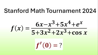 Can You Crack Calculus Tiebreaker Challenge | Stanford Math Tournament 2024