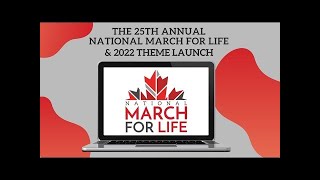 25th National March for Life: Theme Launch