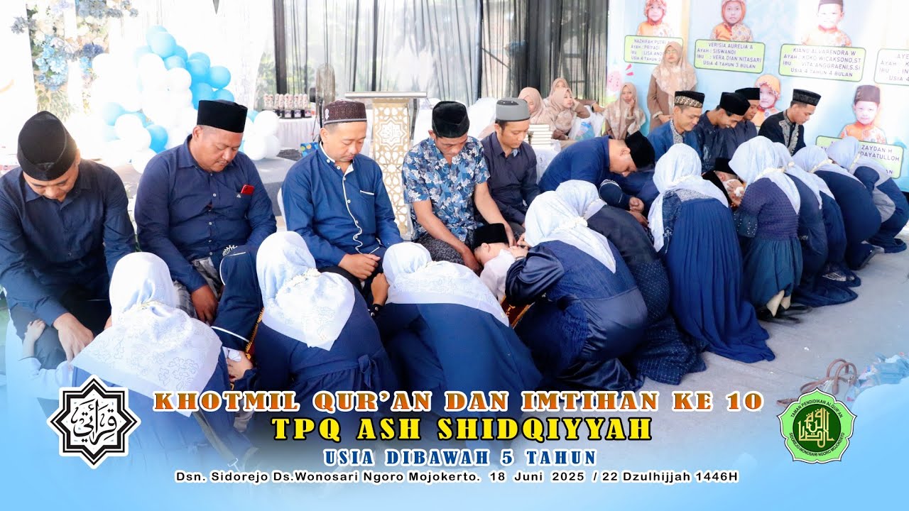 PROSESI SUNGKEMAN KHOTAMAN KE 10 Usia di bawah 5 tahun Periode dzulqo'dah 1446H