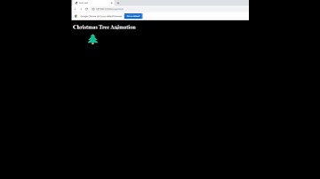 Christmas tree Animation HTML and CSS tutorial for beginners 2023 #shorts #codingforkids