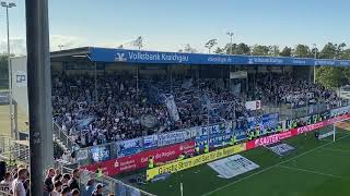 26.08.2023 SV Sandhausen - TSV 1860 3:0 - Stimmung Gästeblock