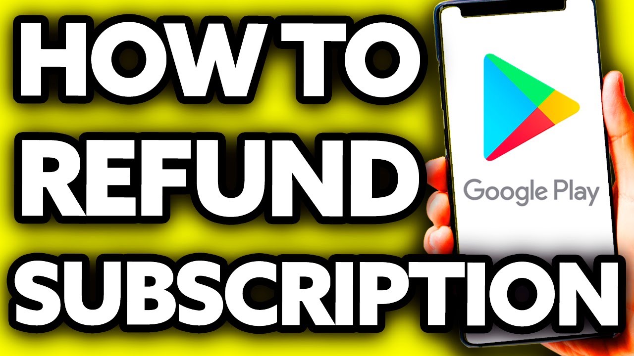 How To Refund Google Play Subscription Very Easy YouTube