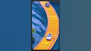🚗 Dare to Drive on This Floating Bridge? 😱 | Most Unique Road in China! 🇨🇳 #shorts