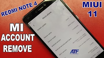 XIAOMI REDMI NOTE 4 MI ACCOUNT REMOVE"RELOCK PROBLEM FIX"