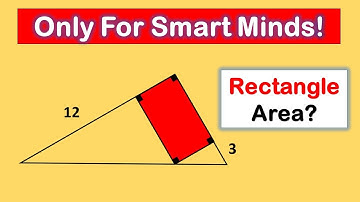 Find the Area Without the Dimensions? ( math & Geometry puzzle )