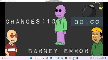 My first Barney error (Part 4)