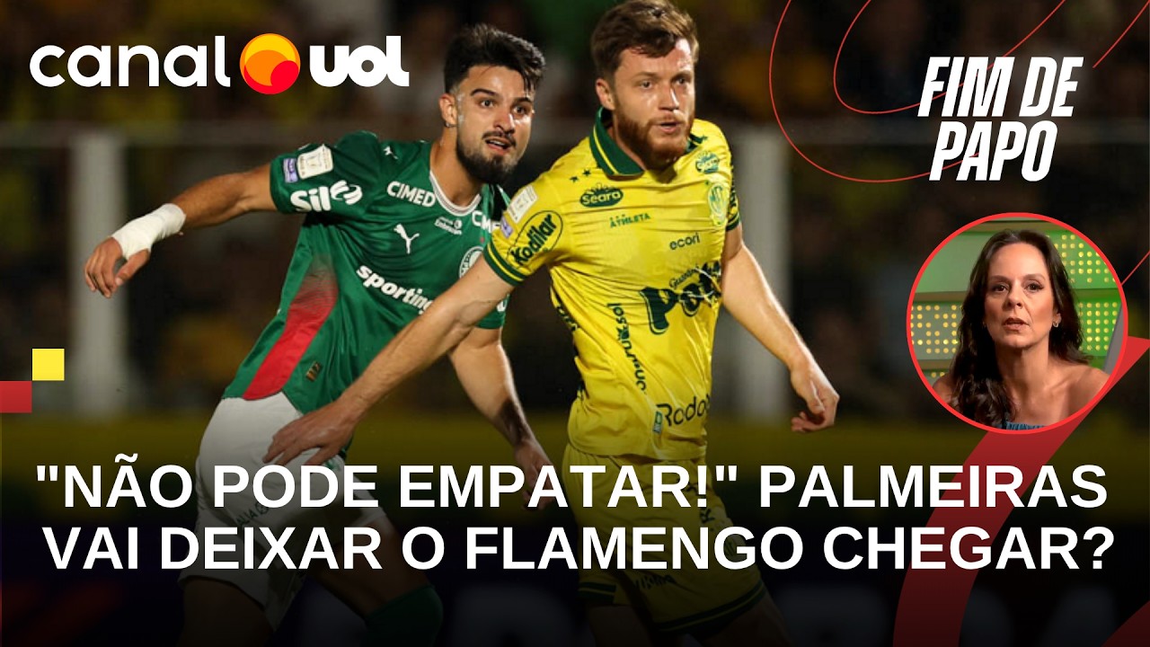 “TIME QUE QUER SER CAMPEÃO NÃO PODE EMPATAR COM O MIRASSOL”, DIZ FABÍOLA SOBRE EMPATE DO PALMEIRAS