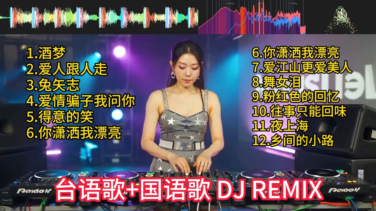 台语歌+国语歌 经典怀旧歌曲 改编DJ版REMIX串烧 福建闽南语歌曲【酒梦】【爱人跟人走】【兔矢志】【爱情骗子我问你】【得意的笑】【你潇洒我漂亮】【爱江山更爱美人】慢摇DJ打碟实录 Vol.13