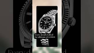 Ice-cold platinum elegance. The Rolex Day-Date never whispers luxury. ⌚🔥 #luxury