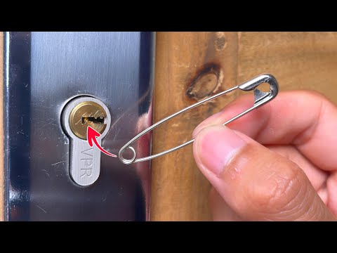 Emergency Door Unlock Without A Key Everyone Must Know This Safety Pin Trick 