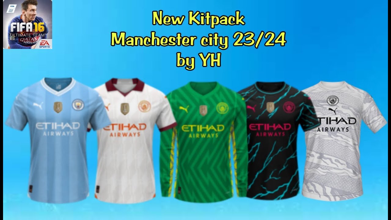 Kitpack Switch Manchester city 23/24 + kit Special dragon || Fif4 16 M