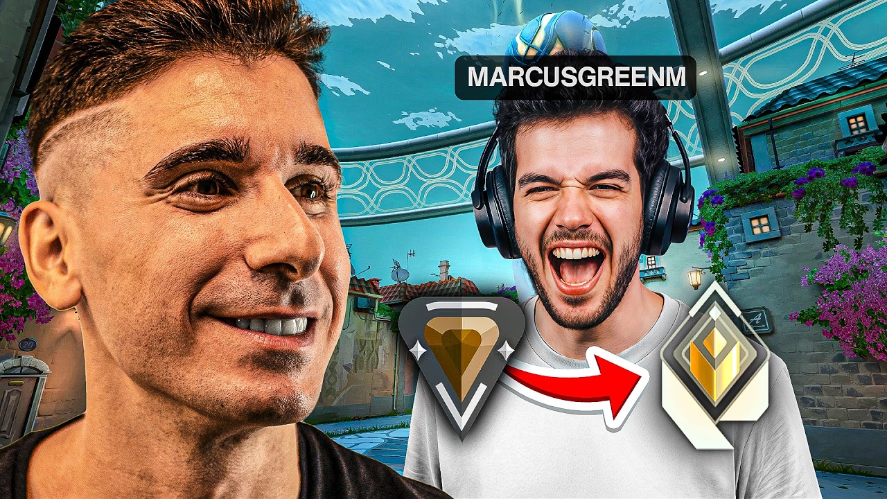 ¿De BRONCE a RADIANT? NUNCA había visto algo así... | VALORANT COACHING | Horcus x Marcusgreenm
