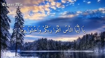 يا أيها الناس اتقوا ربكم واخشوا يوما - حالات واتس -  للقارئ | اسلام صبحي