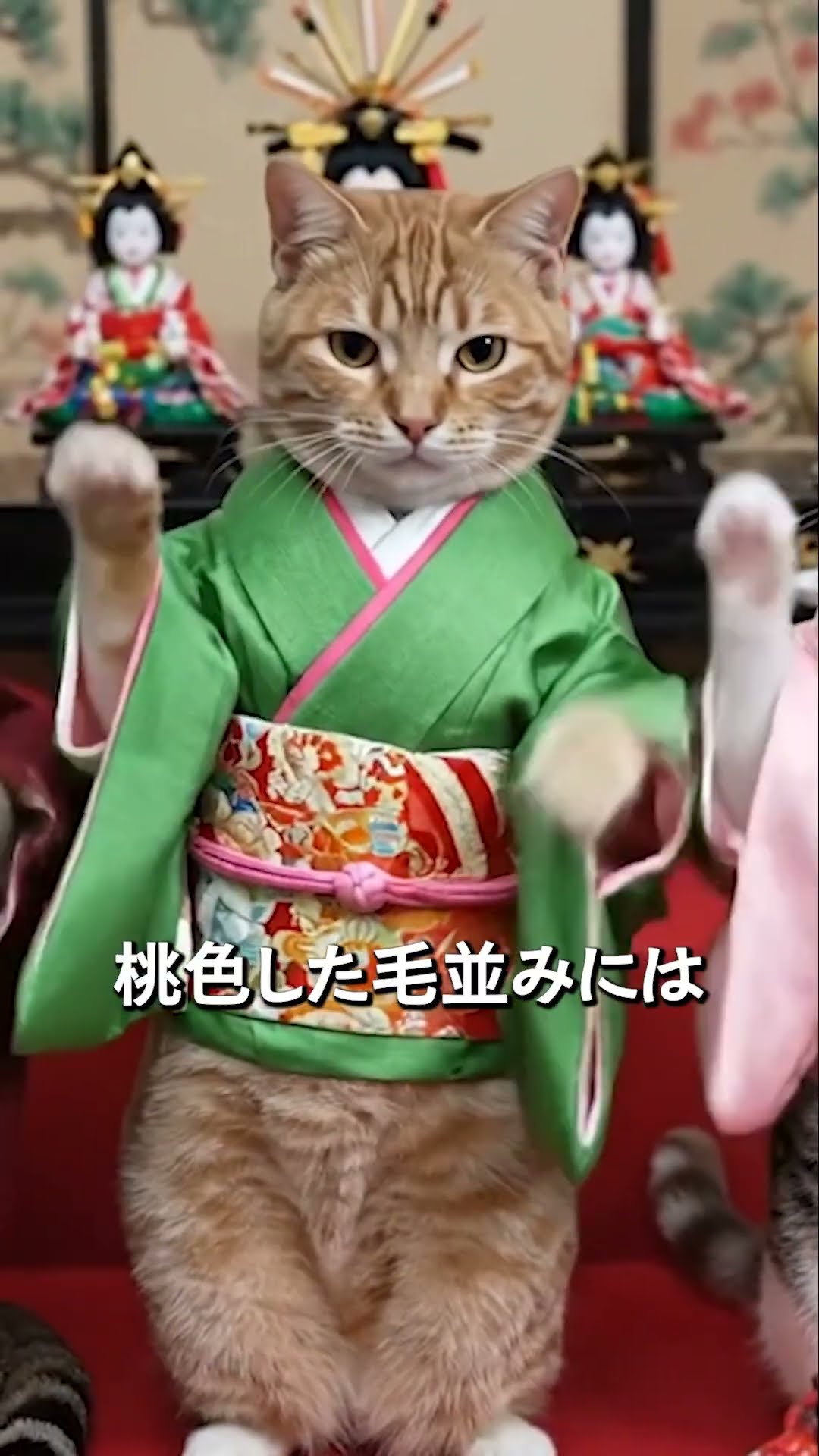 猫たちのひな祭りMV #short #hinamatsuri - YouTube
