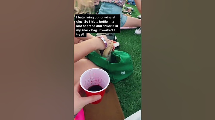 Hiding wine in bread
