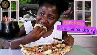 ASMR Pizza Capricciosa Mukbang // Ice Pepsi & Pizza Eating Sound