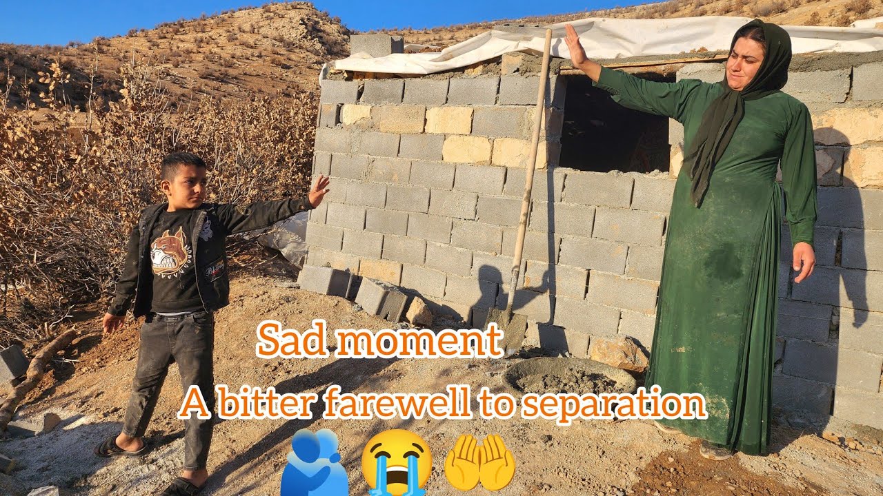 Слёзы в горьком прощании; бездомная мать и сын снова разлучены 💔😭