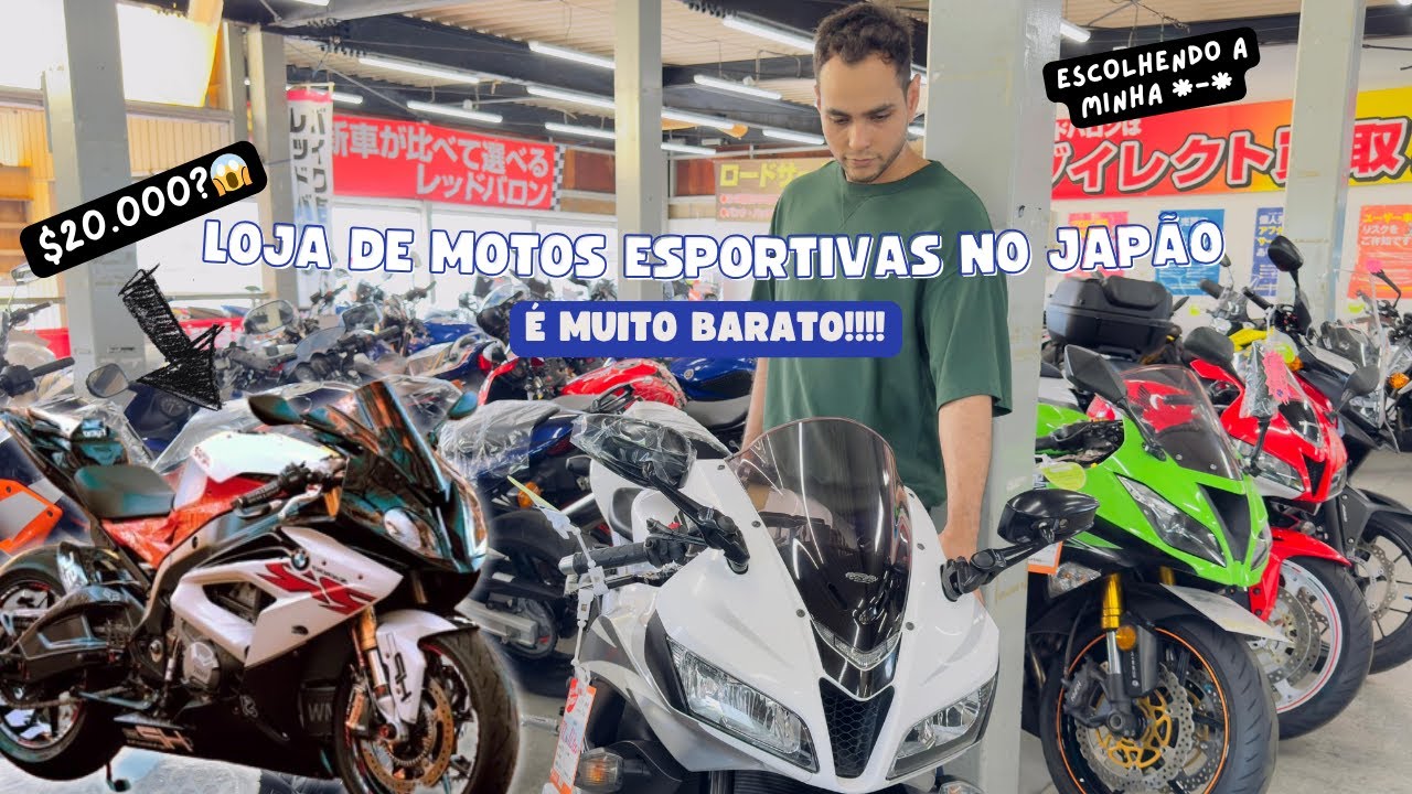 Preço de motos esportivas em 2025 aqui no Japão! praticamente de graça! #jp #motosport #race