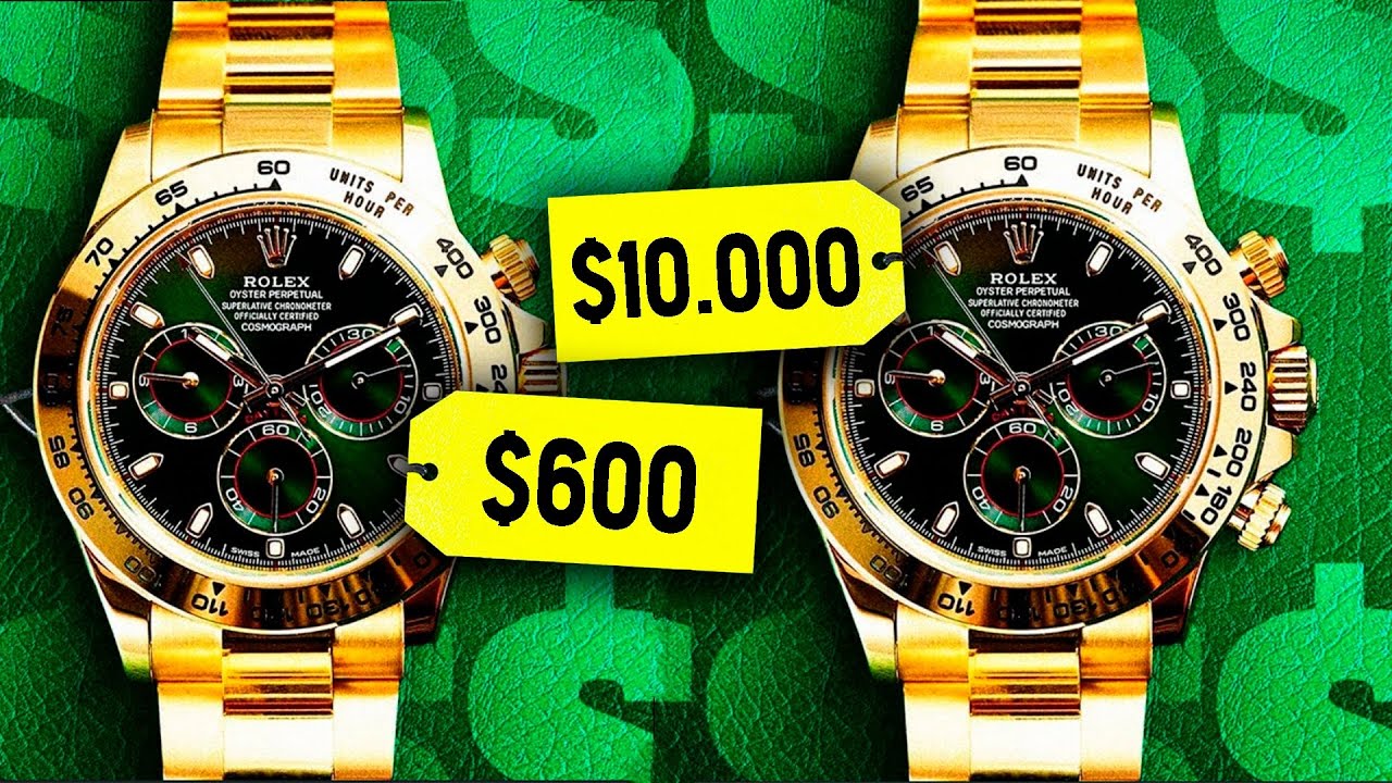 Real VS Fake ROLEX The secret of the most expensive watch in the
