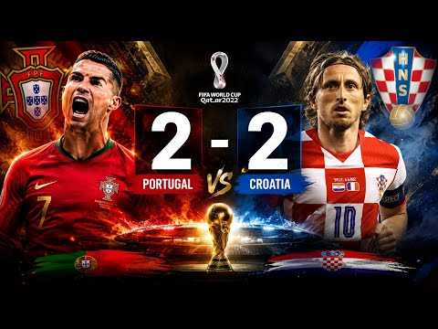 Video PORTUGAL 2-2 CROATIA Ronaldo vs Modric Full Match Highlights | FIFA World Cup Battle
