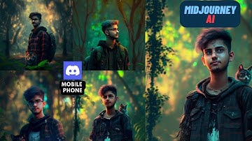 Midjourney ai avatar photo editing | Ai discord photo editing mobile phone.