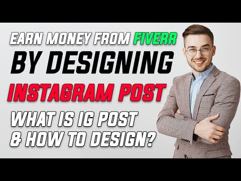 Make Money Online By Designing Instagram Post on Fiverr | How To Design Instagram Post 2022 | Urdu