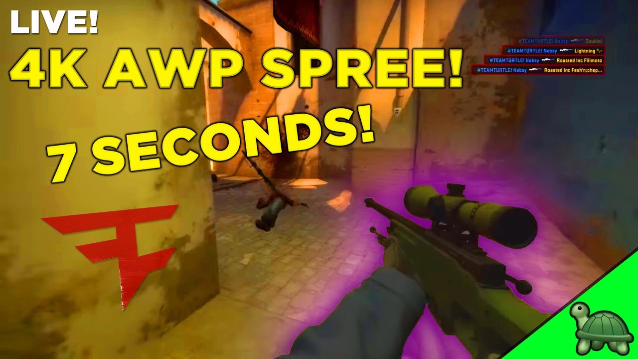 7 SECOND 4K AWP SPREE!!!
