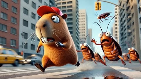 Capybara AI – Mũ Đỏ Quên Xả Nước Sau Khi Đi Vệ Sinh🌿✨